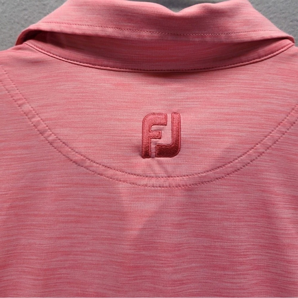 Footjoy Performance Golf Polo Shirt Pink Men's Size XL Stretch Dadcore